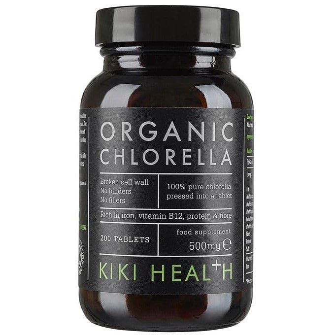 Chlorella KIKI Health Chlorella Organic 500mg 200 tabs - Sklep Witaminki.pl