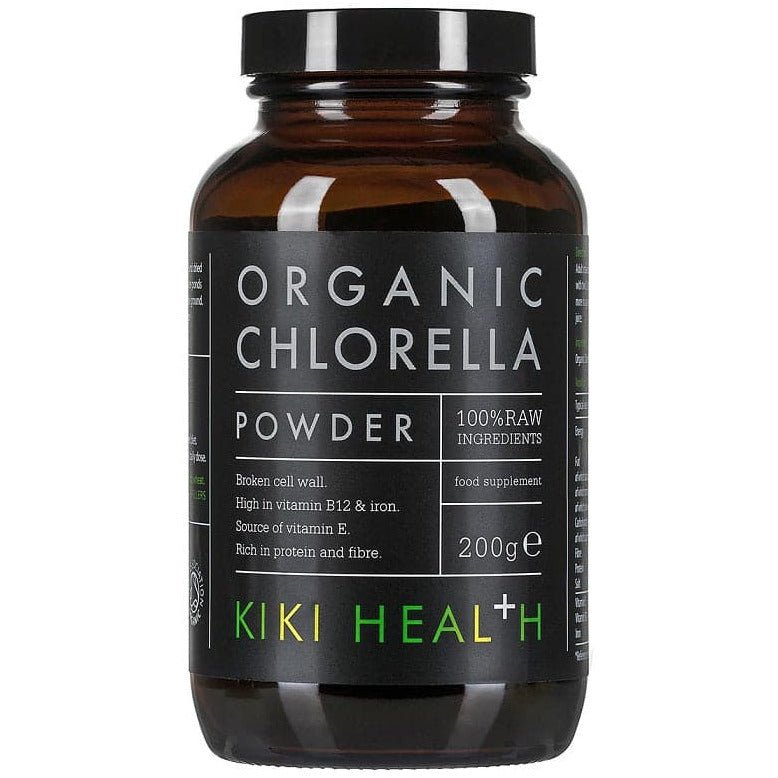 Chlorella KIKI Health Chlorella Powder Organic 200 g - Sklep Witaminki.pl