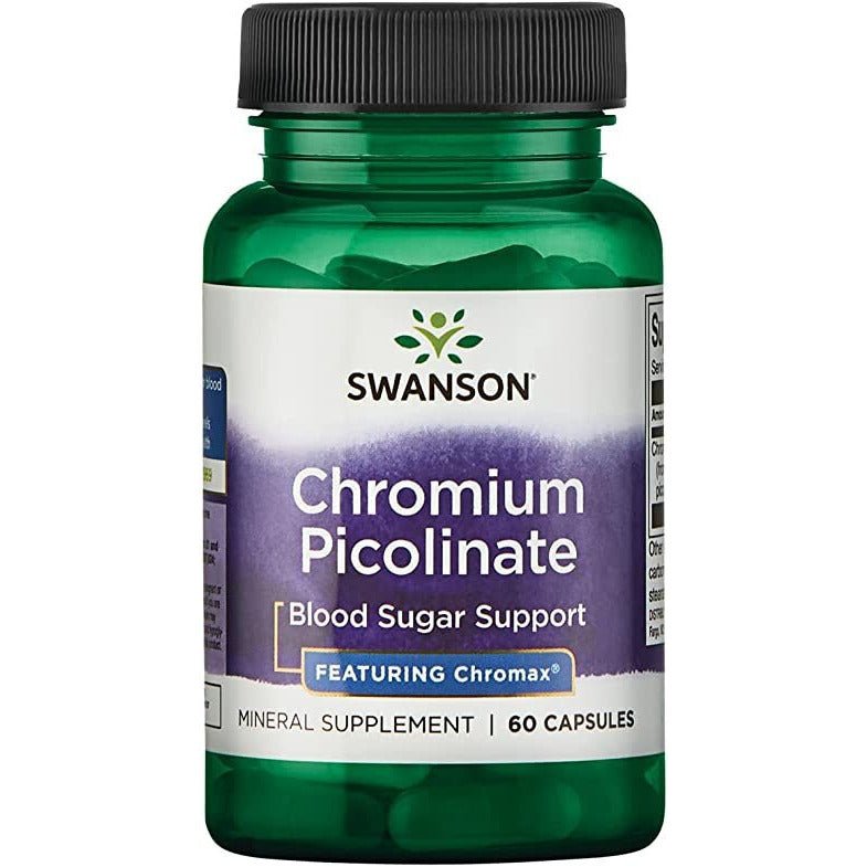 Chrom Swanson Chromium Picolinate Featuring Chromax 200 mcg 60 caps - Sklep Witaminki.pl
