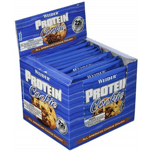 Ciastko proteinowe Weider Protein Cookie Double Choc Chips 12 x 90 g - Sklep Witaminki.pl