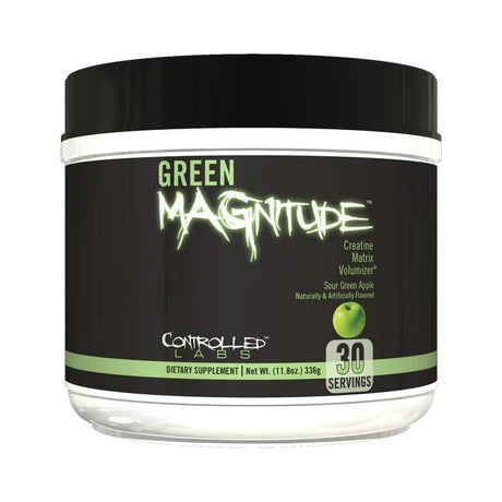 Controlled Labs Green MAGnitude Sour Green Apple 336 g - Sklep Witaminki.pl