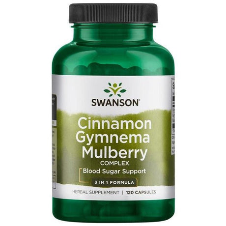 Cynamon Swanson Cinnamon Gymnema Mulberry Complex 120 caps - Sklep Witaminki.pl