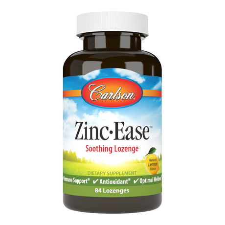 Cynk Carlson Labs Zinc Ease 84 lozenges Lemon - Sklep Witaminki.pl