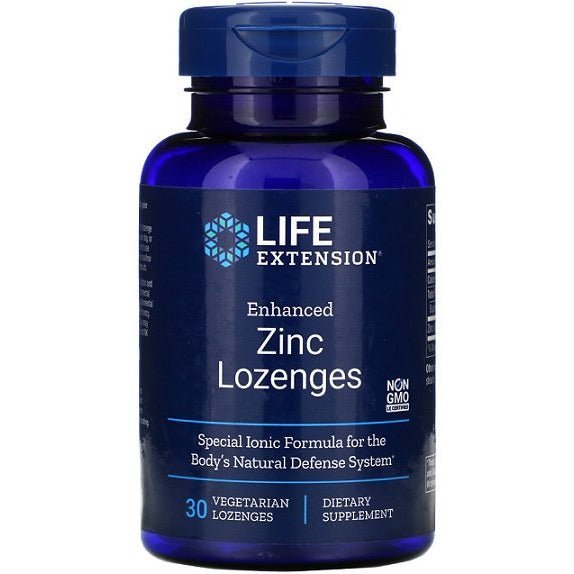 Cynk Life Extension Enhanced Zinc Lozenges 30 vegetarian lozenges - Sklep Witaminki.pl