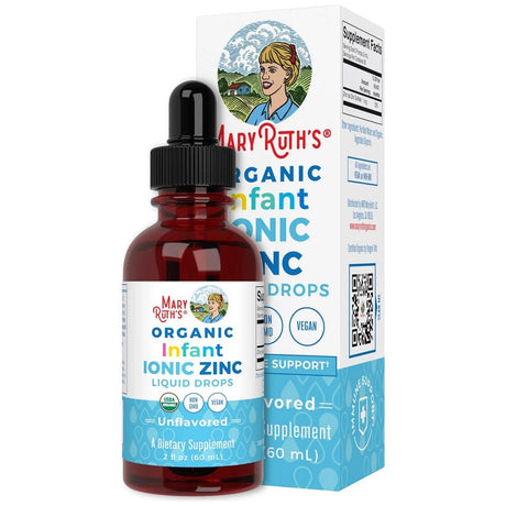 Cynk MaryRuth Organics Organic Infant Ionic Zinc Liquid Drops 60 ml - Sklep Witaminki.pl