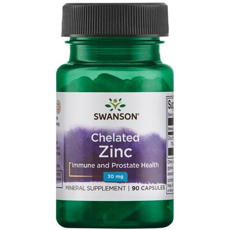 Cynk Swanson Chelated Zinc 30 mg 90 caps - Sklep Witaminki.pl