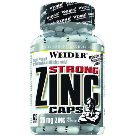 Cynk Weider Strong Zinc 25mg 120 caps - Sklep Witaminki.pl