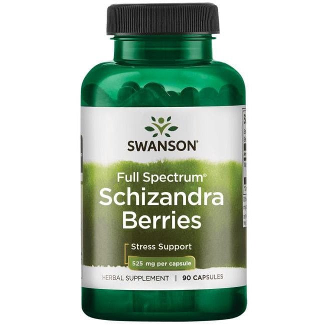 Cytryniec Chiński Swanson Full Spectrum Schizandra Berries 525 mg 90 caps - Sklep Witaminki.pl