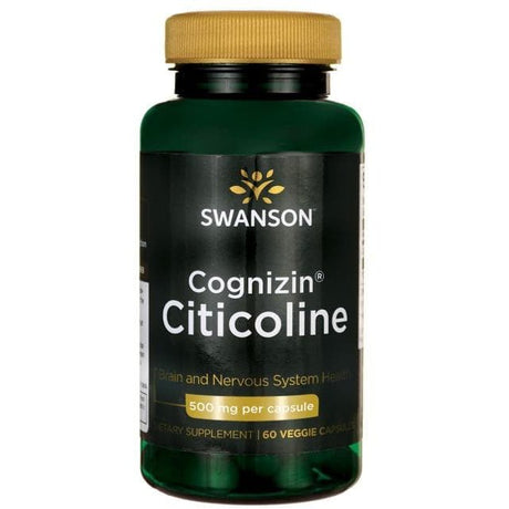 Cytykolina Swanson Cognizin Citicoline 500 mg 60 vcaps - Sklep Witaminki.pl