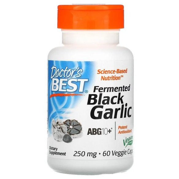 Czosnek Doctor's BEST Fermented Black Garlic 60 vcaps - Sklep Witaminki.pl