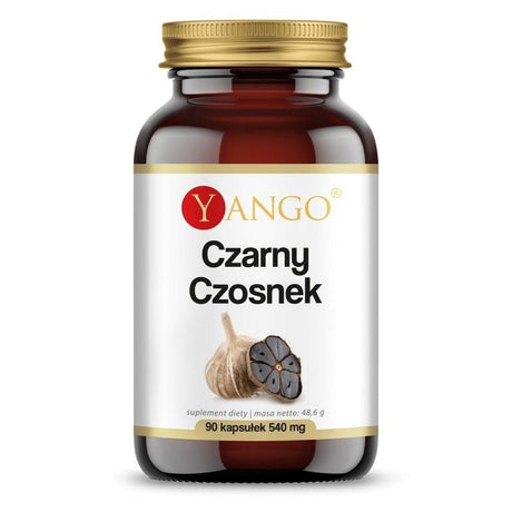 Czosnek Yango Czarny Czosnek ekstrakt 400 mg 90 caps - Sklep Witaminki.pl