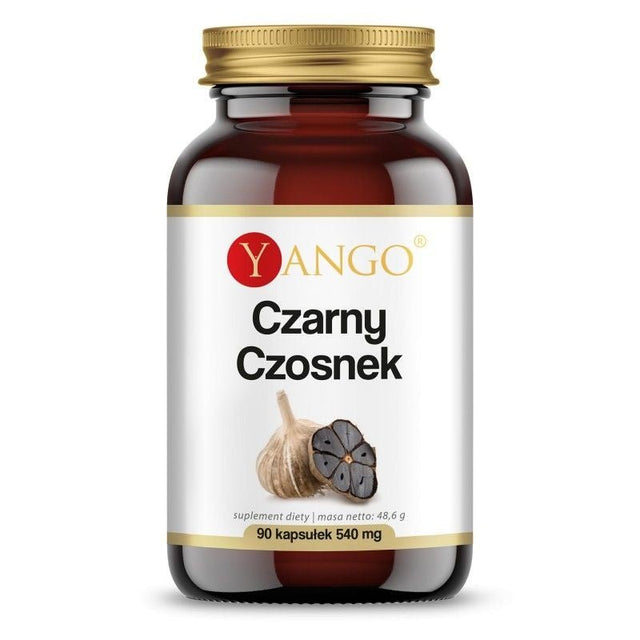 Czosnek Yango Czarny Czosnek ekstrakt 400 mg 90 caps - Sklep Witaminki.pl
