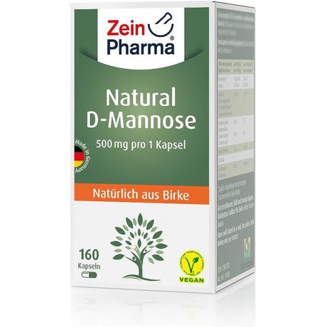 D-Mannoza Zein Pharma Natural D-Mannose 500mg 160 caps - Sklep Witaminki.pl
