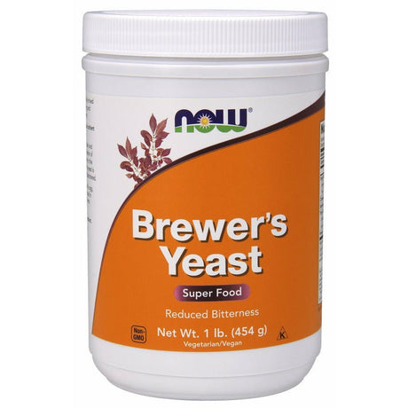 Drożdże Piwowarskie NOW Foods Brewer's Yeast Powder 454 g - Sklep Witaminki.pl