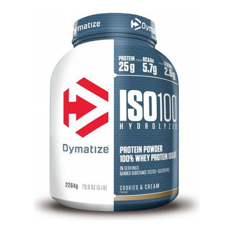 Dymatize ISO 100 Hydrolyzed Whey Protein Isolate 2264 g Cookies And Cream - Sklep Witaminki.pl