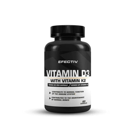 Efectiv Nutrition Vitamin D3 with Vitamin K2 60 caps - Sklep Witaminki.pl