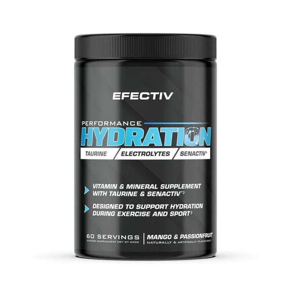 Elektrolity Efectiv Nutrition Performance Hydration Mango & Passionfruit 600 g - Sklep Witaminki.pl