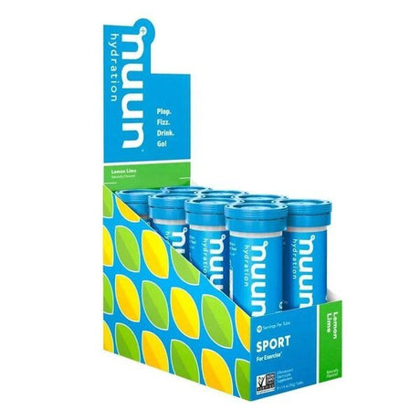 Elektrolity Nuun Sport Hydration Lemon Lime 8 x 10 count tubes - Sklep Witaminki.pl