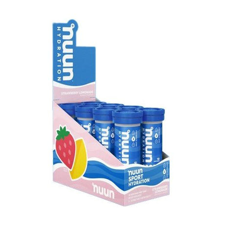 Elektrolity Nuun Sport Hydration Strawberry Lemonade 8 x 10 count tubes - Sklep Witaminki.pl