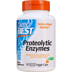 Enzymy proteolityczne Doctor's BEST Proteolytic Enzymes 90 vcaps - Sklep Witaminki.pl