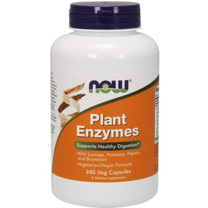 Enzymy trawienne dla Wegan NOW Foods Plant Enzymes 240 vcaps - Sklep Witaminki.pl