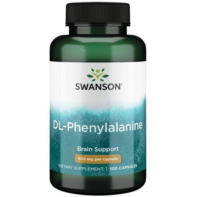 Fenyloalanina Swanson DL-Phenylalanine 500 mg 100 caps - Sklep Witaminki.pl