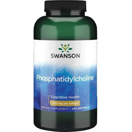 Fosfatydylocholina Swanson Phosphatidylcholine 420 mg 200 caps - Sklep Witaminki.pl