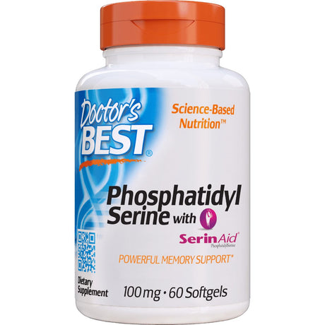 Fosfatydyloseryna Doctor's BEST Phosphatidylserine Serine with SerinAid 100 mg Softgels 60 softgels - Sklep Witaminki.pl