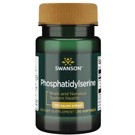 Fosfatydyloseryna Swanson Phosphatidylserine 100 mg 30 softgels - Sklep Witaminki.pl