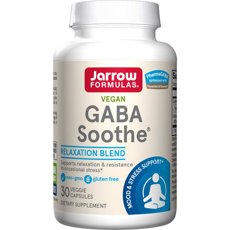 GABA Jarrow Formulas GABA Soothe 30 vcaps - Sklep Witaminki.pl