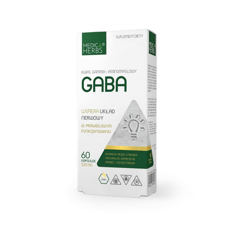 GABA Medica Herbs GABA 60 caps - Sklep Witaminki.pl