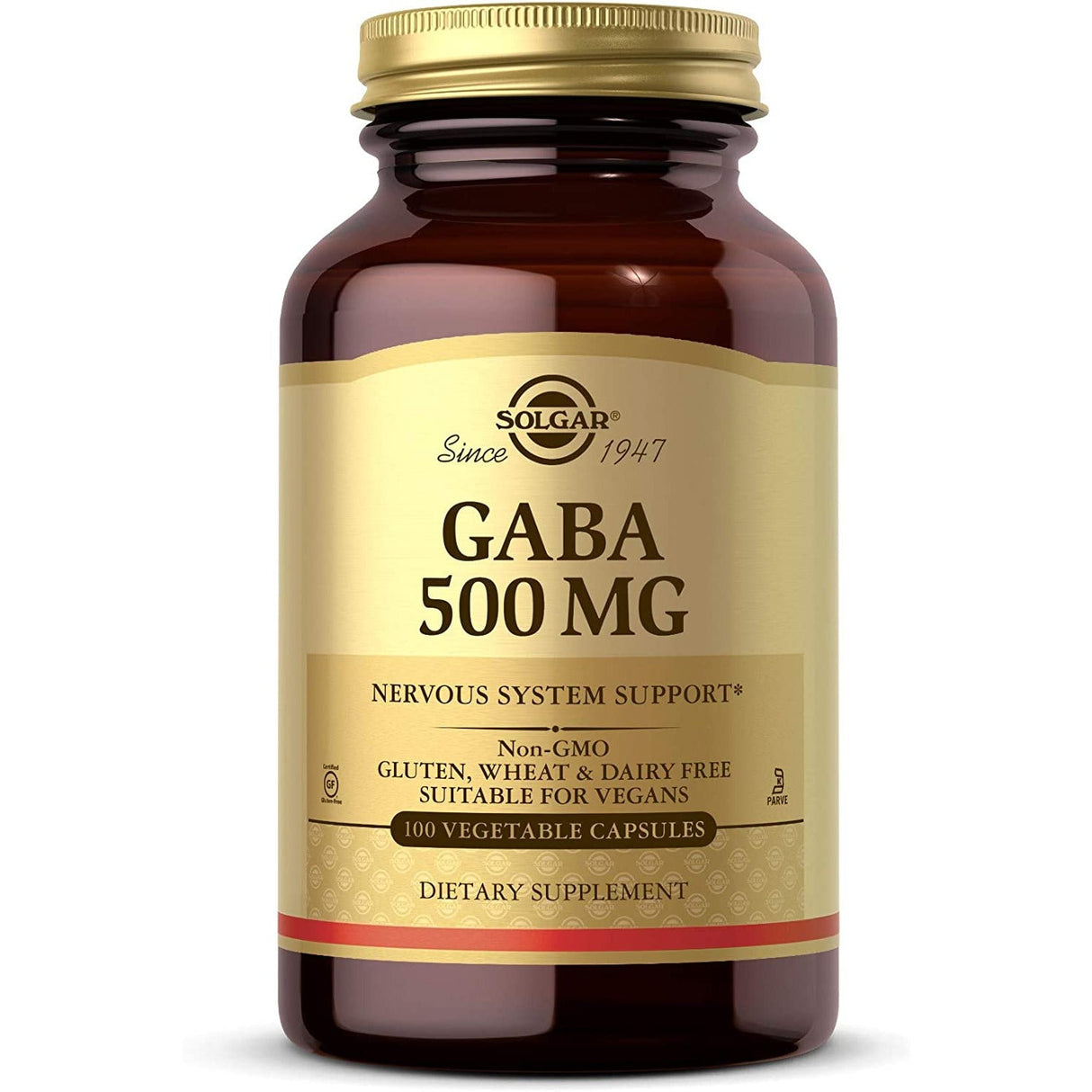 GABA Solgar GABA 500 mg 100 vcaps - Sklep Witaminki.pl