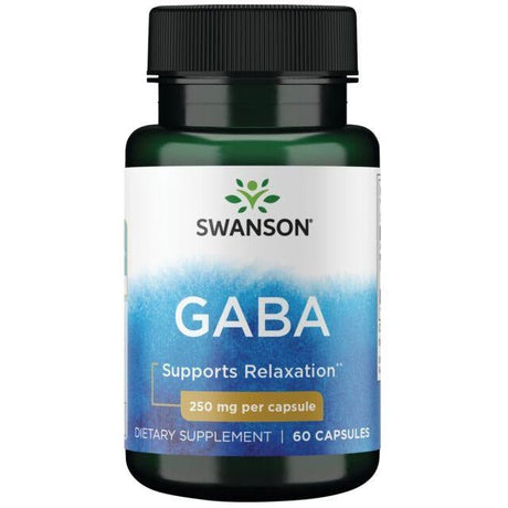 GABA Swanson GABA 250 mg 60 caps - Sklep Witaminki.pl