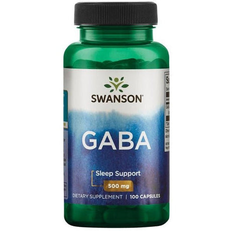 GABA Swanson GABA 500 mg 100 caps - Sklep Witaminki.pl