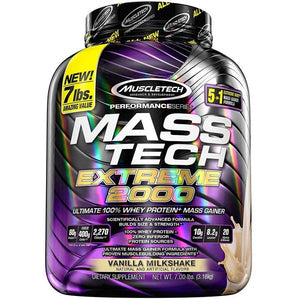 Gainer MuscleTech Mass-Tech Extreme 2000 Triple Chocolate Brownie 3180 g - Sklep Witaminki.pl