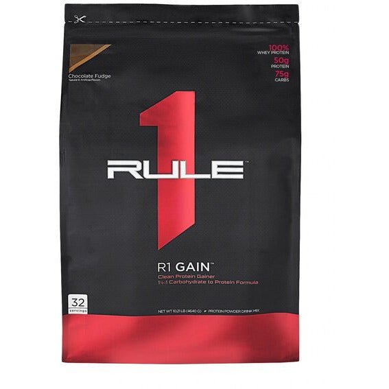 Gainer Rule One R1 Gain Chocolate Fudge 4640 g - Sklep Witaminki.pl