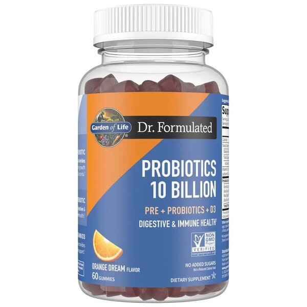 Garden of Life Dr. Formulated Probiotics 10 Billion 60 gummies Orange Dream - Sklep Witaminki.pl