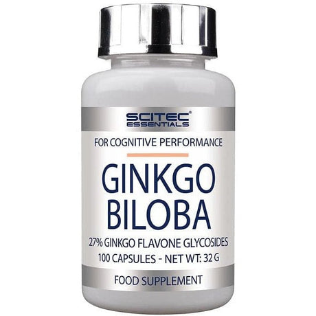Ginkgo Biloba Scitec Nutrition Ginkgo Biloba 60mg 100 caps - Sklep Witaminki.pl