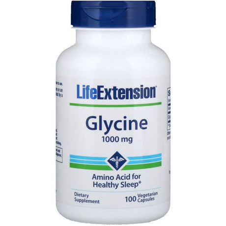 Glicyna Life Extension Glycine 1000 mg 100 vcaps - Sklep Witaminki.pl