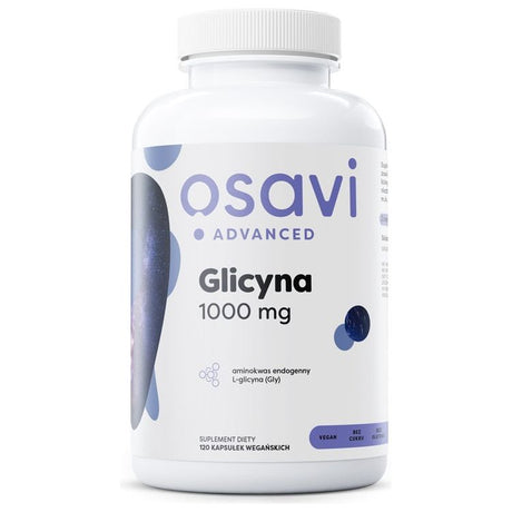 Glicyna Osavi Glicyna 1000mg 120 vegan caps - Sklep Witaminki.pl
