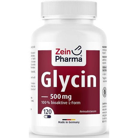 Glicyna Zein Pharma L-Glycine 500mg 120 caps - Sklep Witaminki.pl