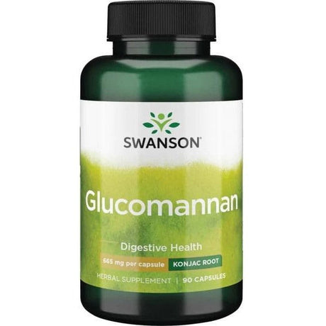 Glukomannan Swanson Glucomannan 665 mg 90 caps - Sklep Witaminki.pl