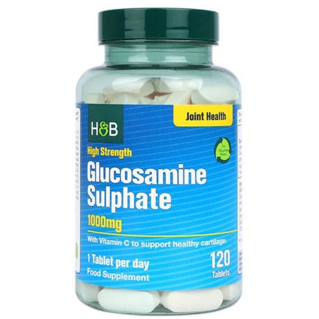 Glukozamina Holland & Barrett Glucosamine Sulphate 1000mg 120 tablets - Sklep Witaminki.pl