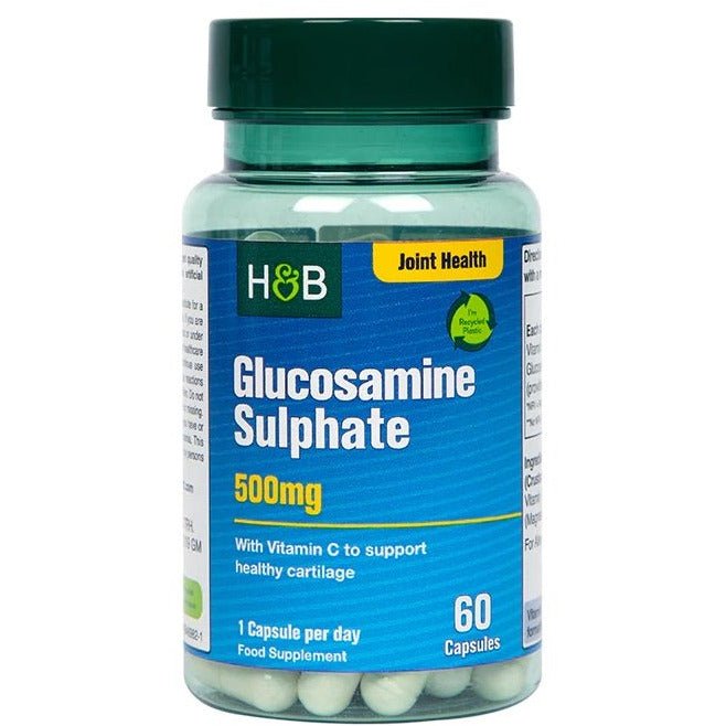 Glukozamina Holland & Barrett Glucosamine Sulphate 500mg 60 caps - Sklep Witaminki.pl