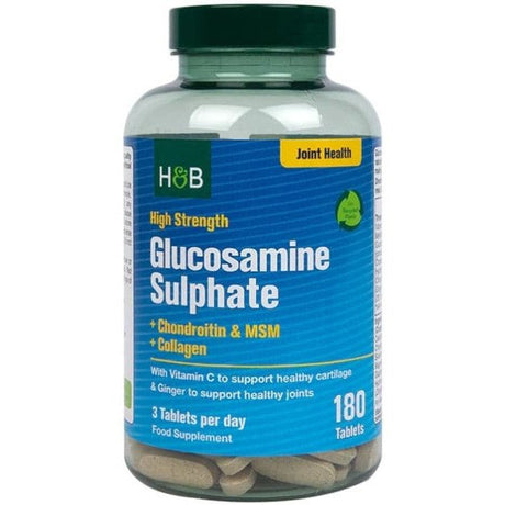 Glukozamina Holland & Barrett Glucosamine Sulphate High Strength 180 tablets - Sklep Witaminki.pl