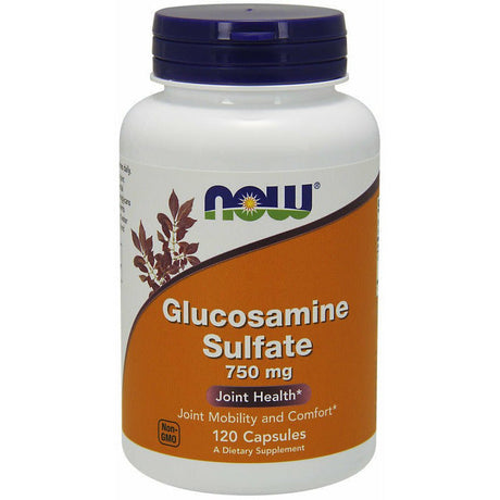 Glukozamina NOW Foods Glucosamine Sulfate 750 mg 120 caps - Sklep Witaminki.pl
