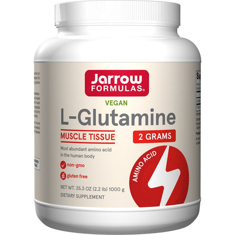 Glutamina Jarrow Formulas L-Glutamine Powder 1000 g - Sklep Witaminki.pl