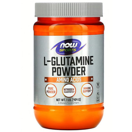 Glutamina NOW Foods L-Glutamine 5000 mg Powder 454 g - Sklep Witaminki.pl