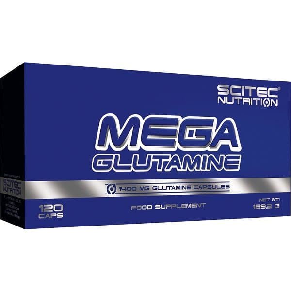 Glutamina Scitec Nutrition Mega Glutamine 120 caps - Sklep Witaminki.pl