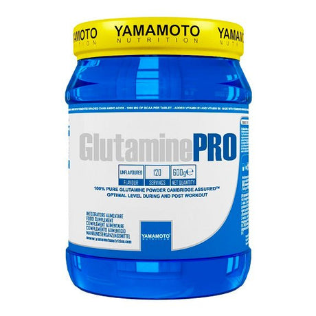 Glutamina Yamamoto Nutrition Glutamine Pro Cambridge Assured 600g - Sklep Witaminki.pl